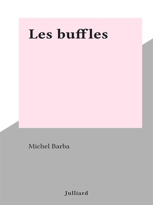 cover image of Les buffles